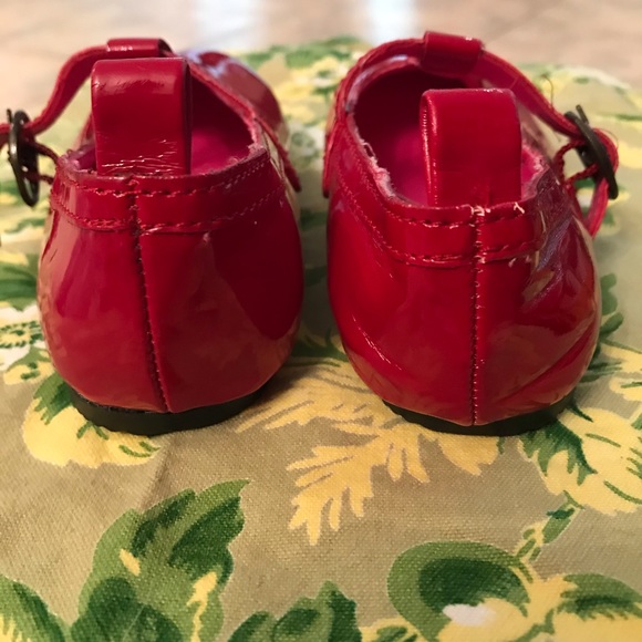 SOLD! 🌹 (Baby Gap, 6) Red Mary-Jane Shoes - Picture 3 of 8